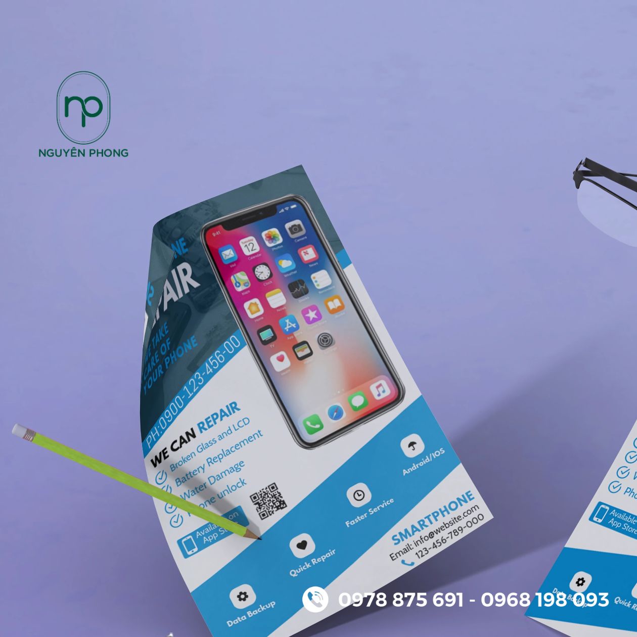 Mẫu tờ rơi điện thoại